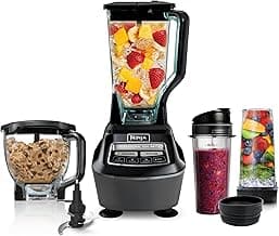 Ninja Kitchen System | All-in-One Food Processor & Blender for Smoothies | Includes Pitcher, (2) 16 oz. To-Go Cups & 8-Cup Bowl | Makes Sal...